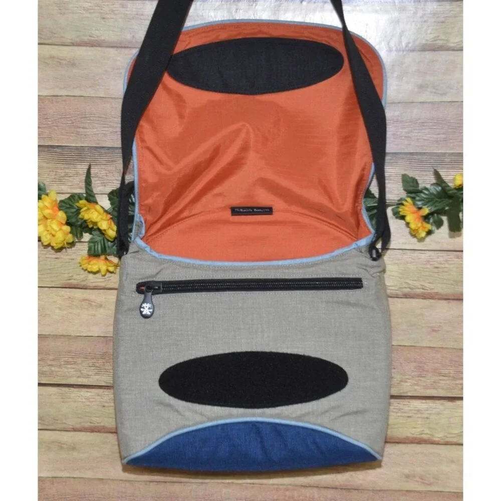 Crumpler Bag McBains Baby XL Laptop Shoulder Messenger Bag Navy Blue & Gray